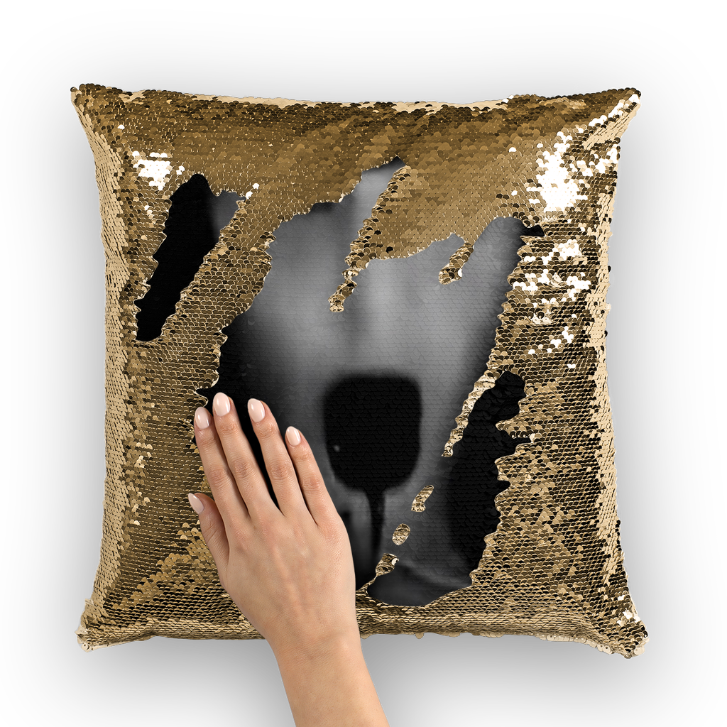 ViVi Vex Screams of Joy Sequin Cushion Cover