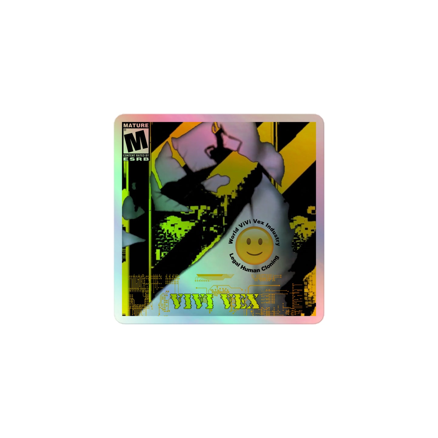 ViVi Vex Bugged Holographic Sticker