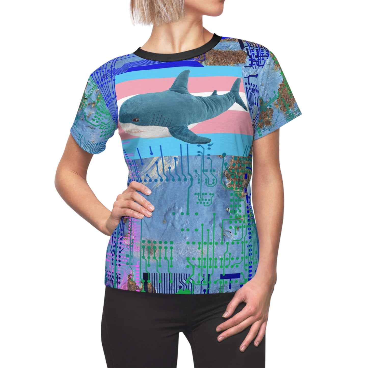 ViVi Vex Sand~Punk Trans Shark Shirt