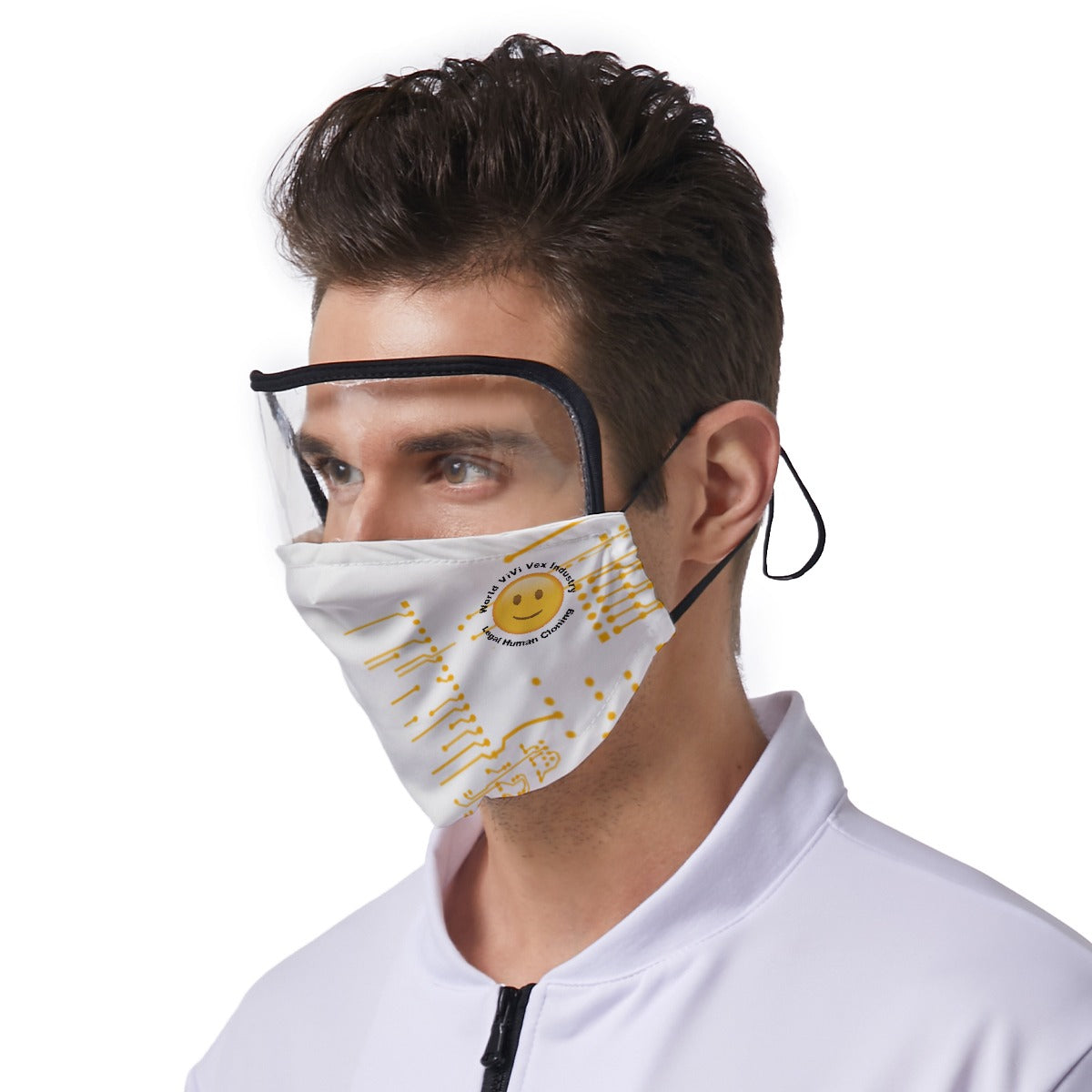 World ViVi Vex Industry Shield Mask (White)