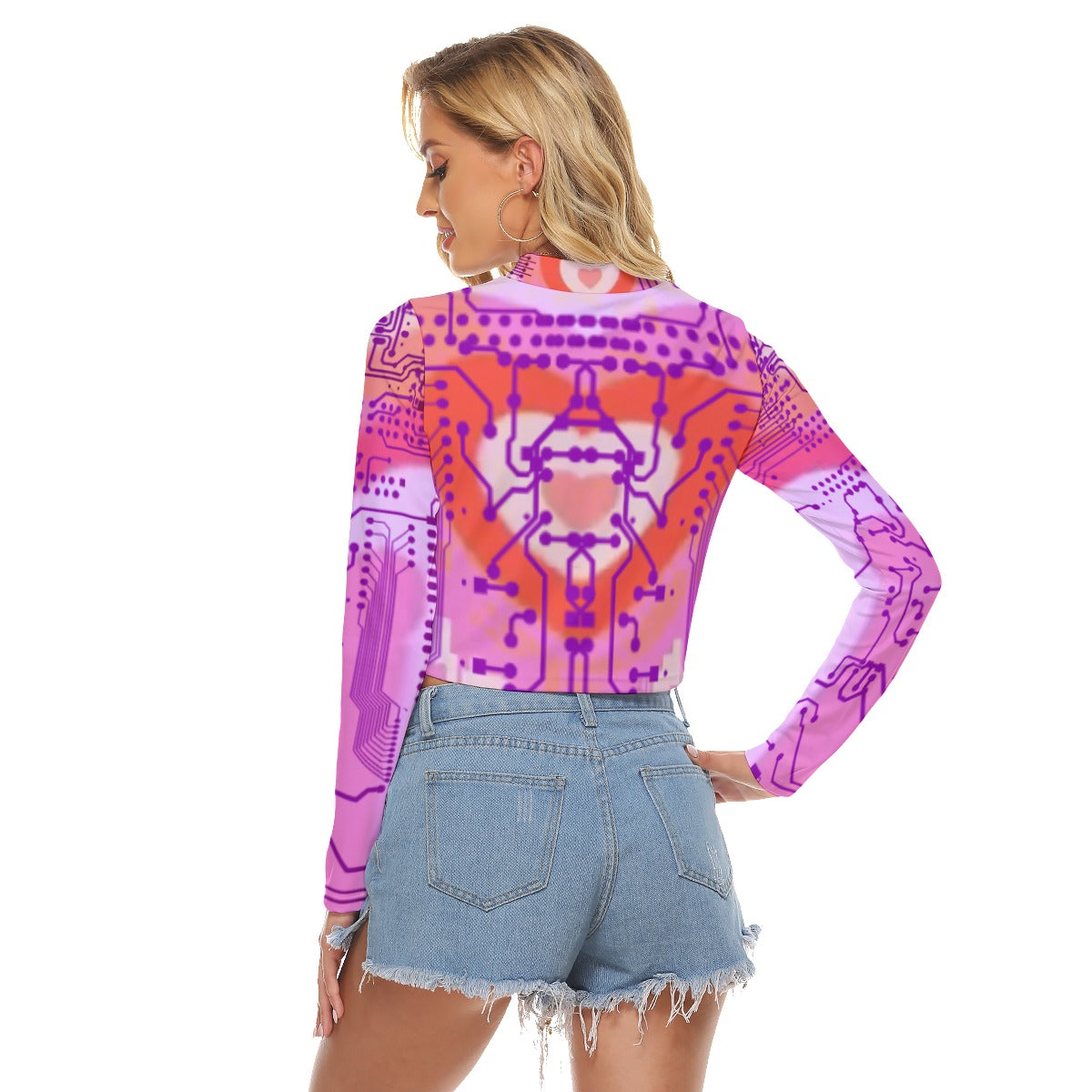 ViVi Vex Cyberpuff Shamer-Slayer Crop Top