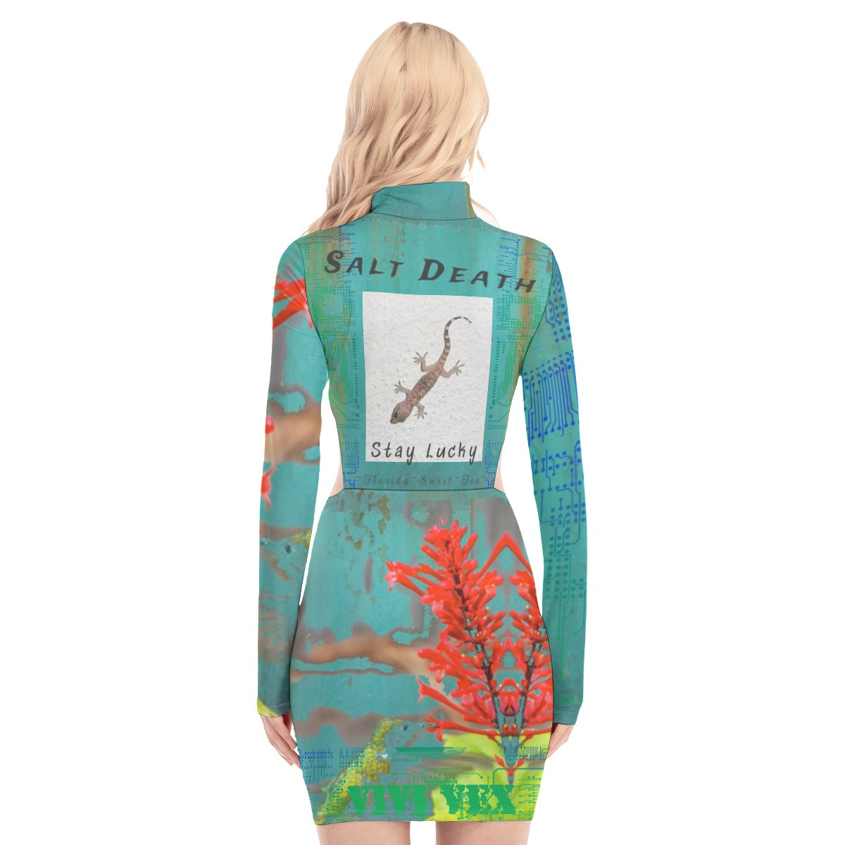 ViVi Vex Sand~Punk Florida Sweet~Tea Lucky Dress (Hollow Hip)