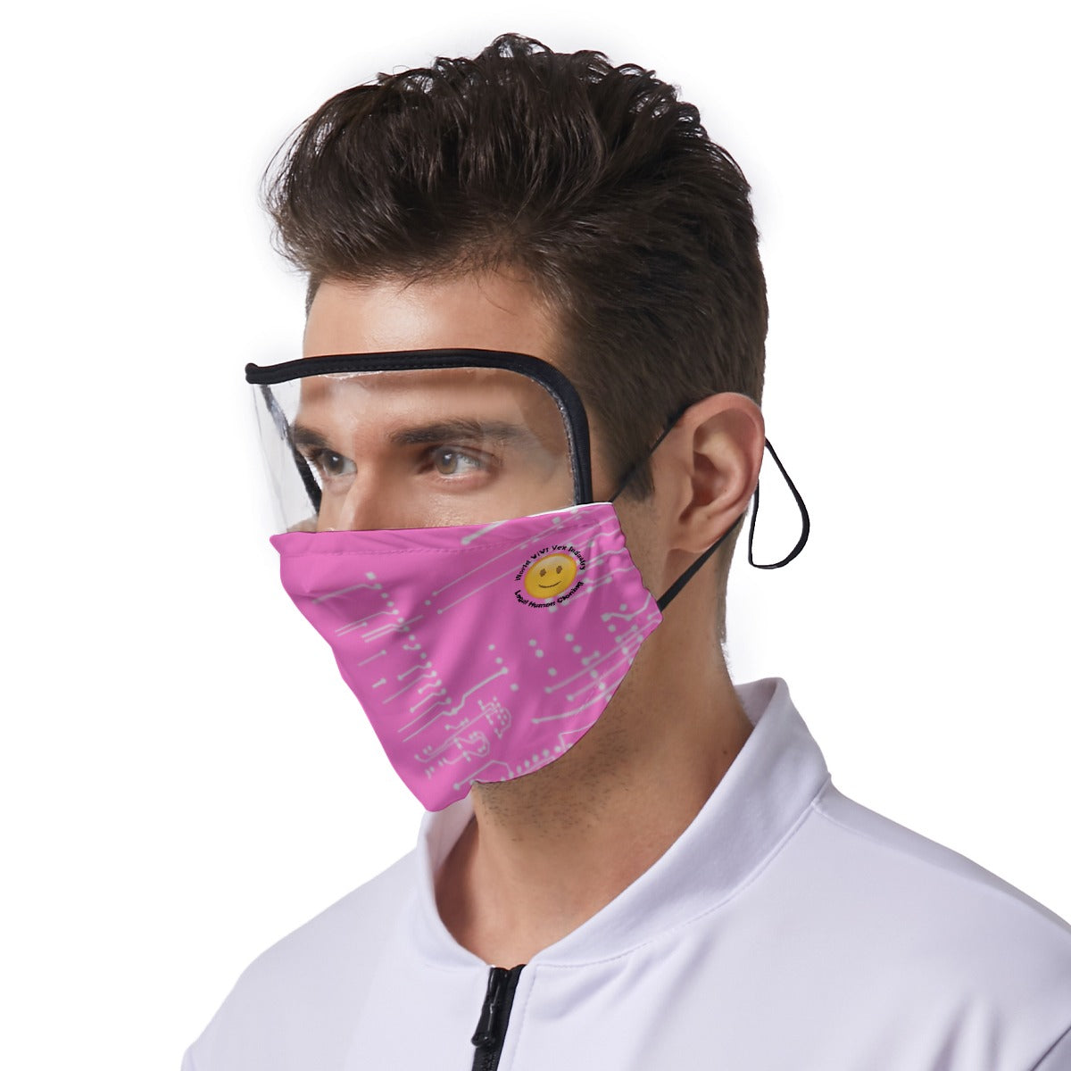 World ViVi Vex Industry Shield Mask (Pink)