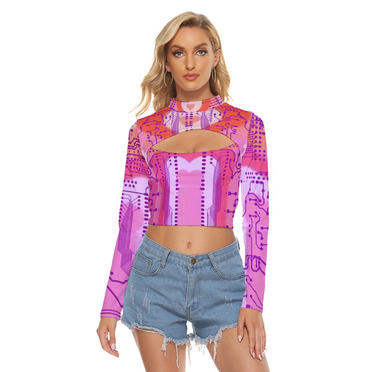 ViVi Vex Cyberpuff Shamer-Slayer Crop Top