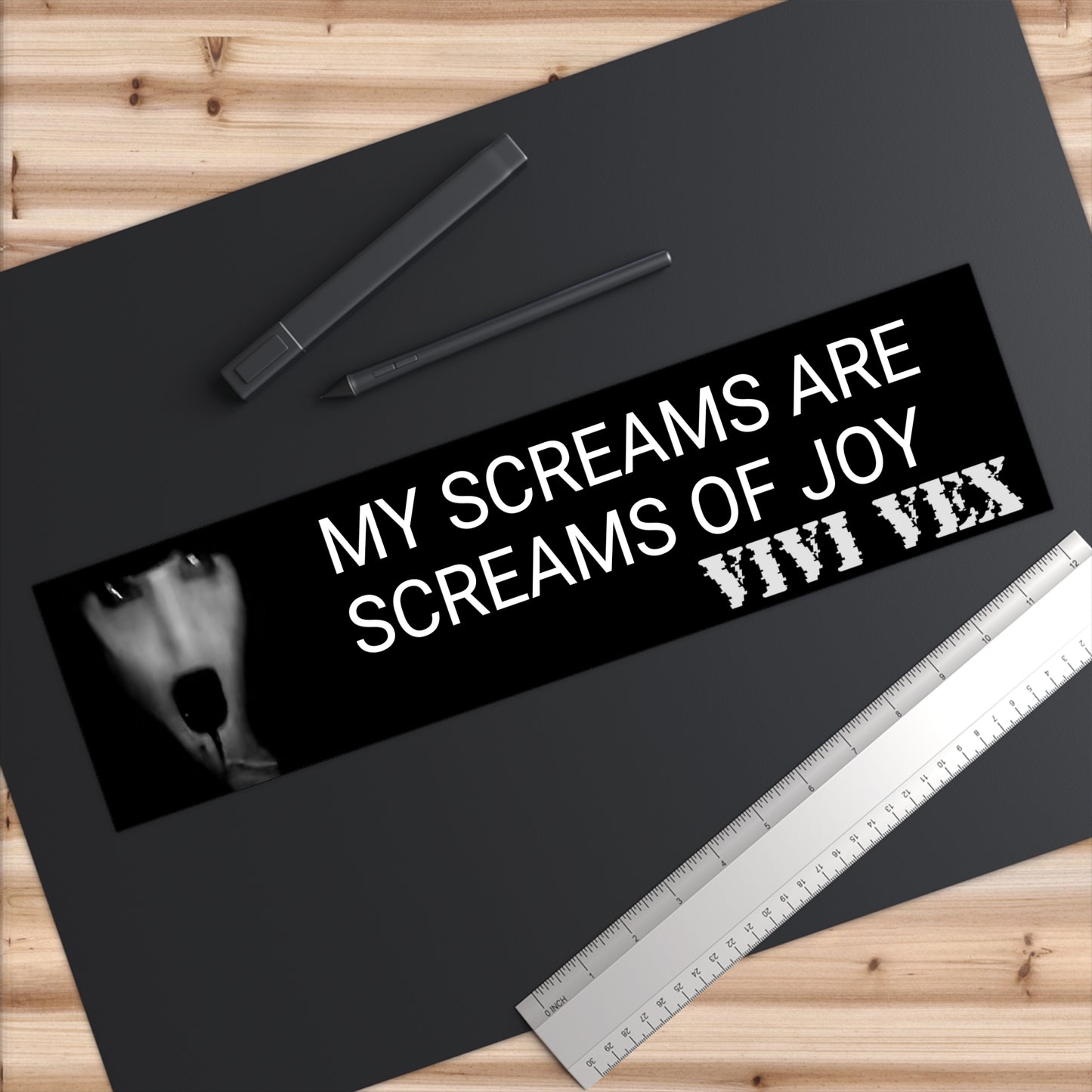 ViVi Vex Screams of Joy Bumper Sticker