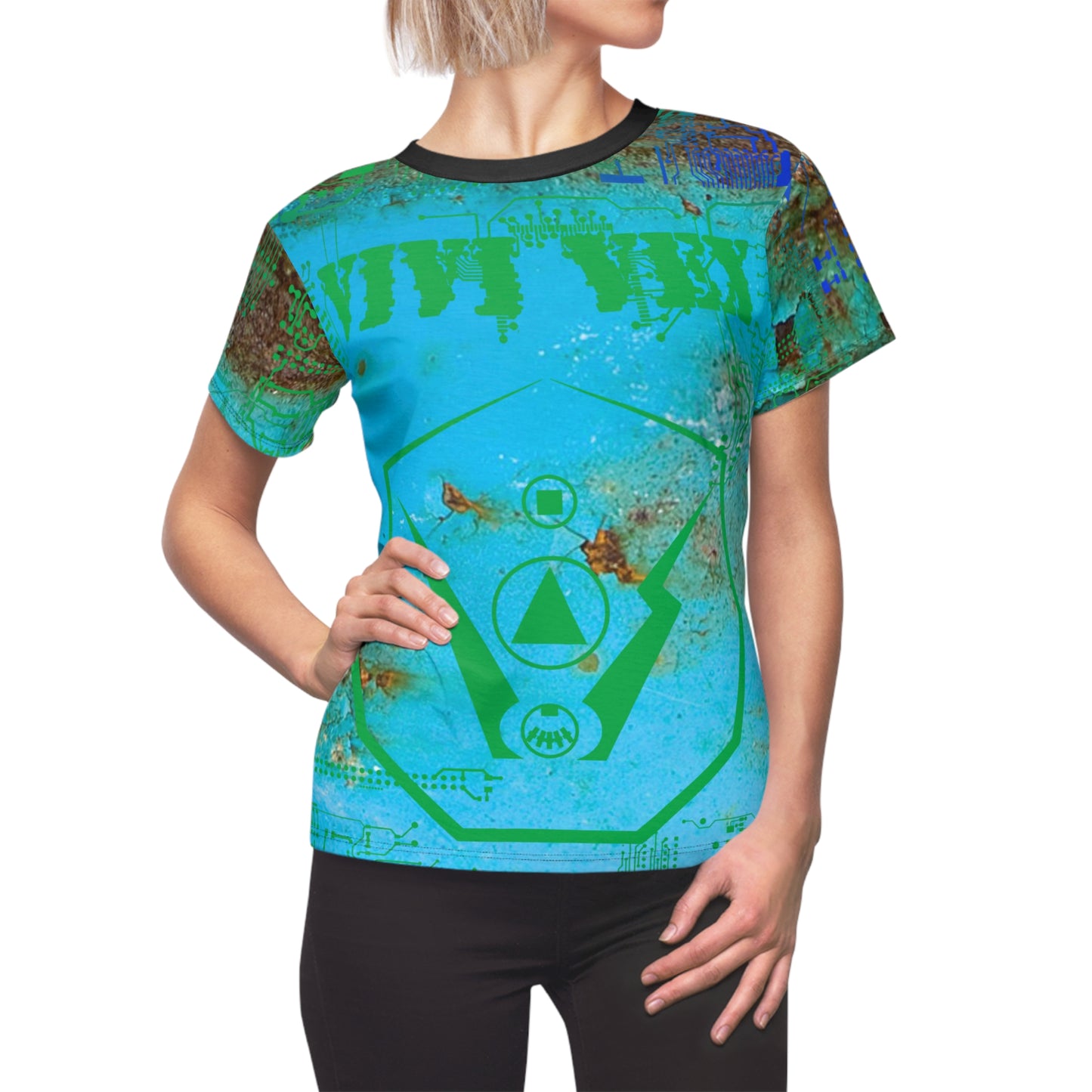 ViVi Vex Triple Dolphin Sand~Punk Shirt