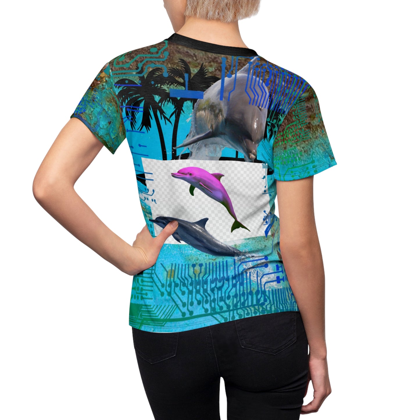 ViVi Vex Triple Dolphin Sand~Punk Shirt