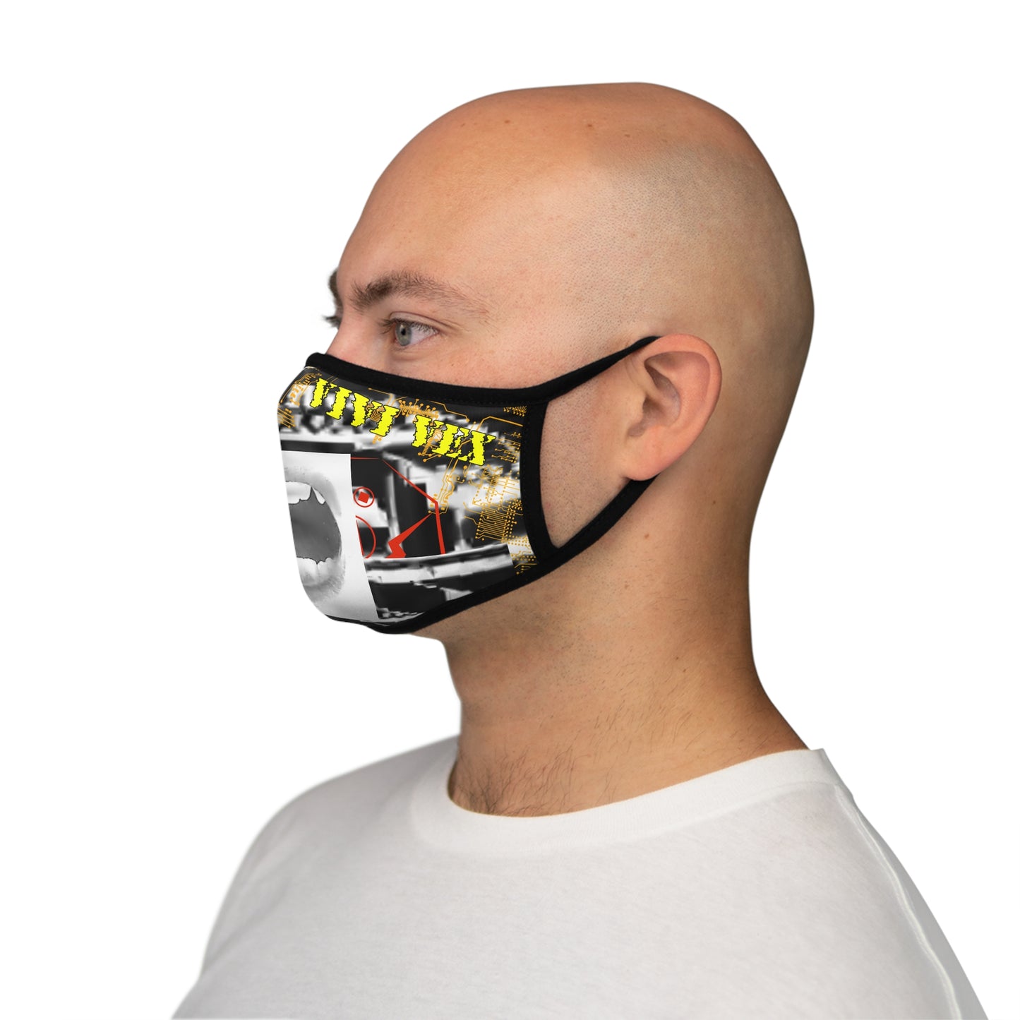 ViVi Vex ‘Speak for Others’ Fitted Polyester Face Mask