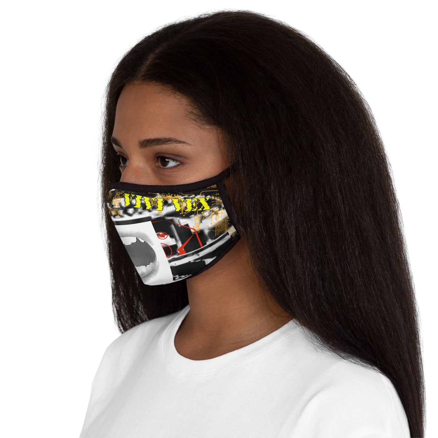 ViVi Vex ‘Speak for Others’ Fitted Polyester Face Mask