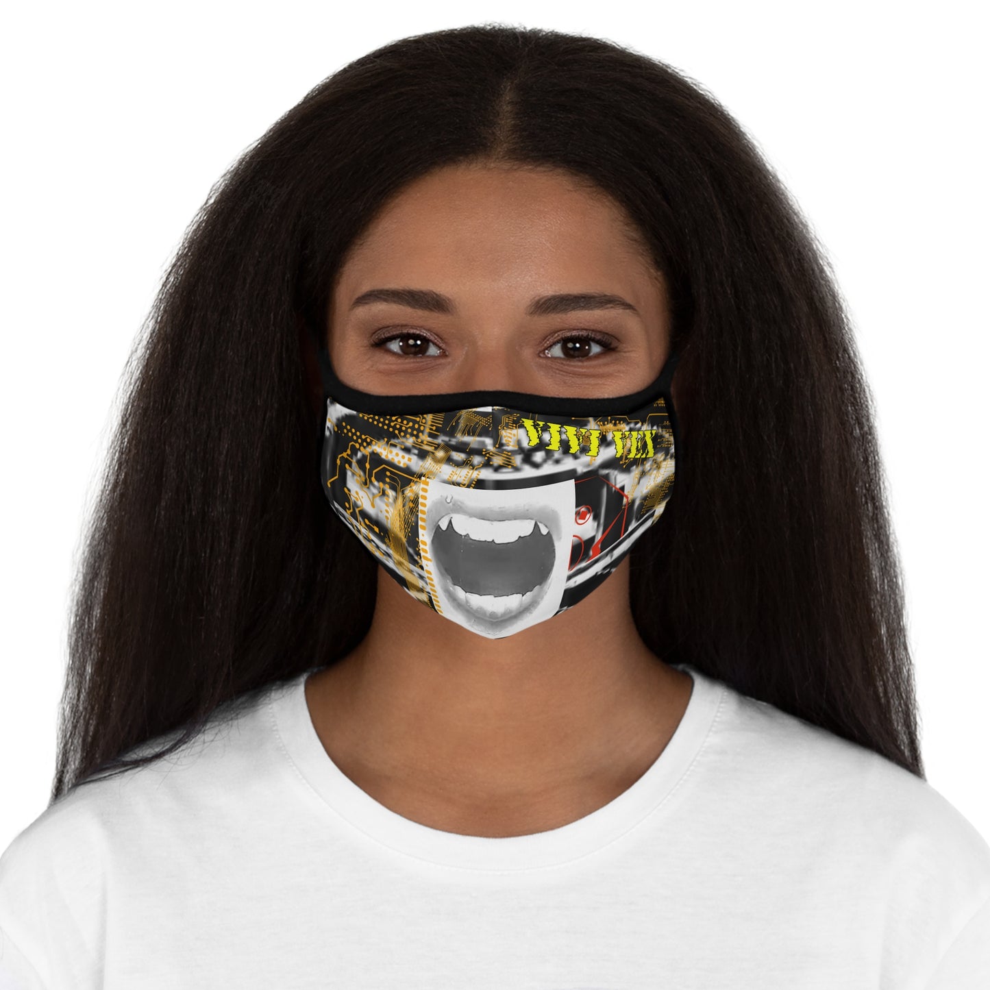 ViVi Vex ‘Speak for Others’ Fitted Polyester Face Mask